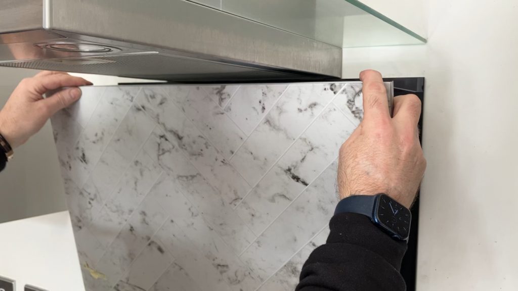 Bushboard's Alloy kitchen splashback installation guide Professional