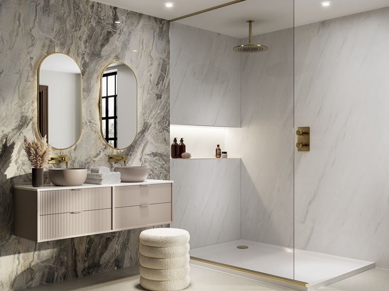 Multipanel expands its waterproof bathroom wall panels range
