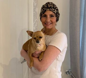 Tess Robison and her dog