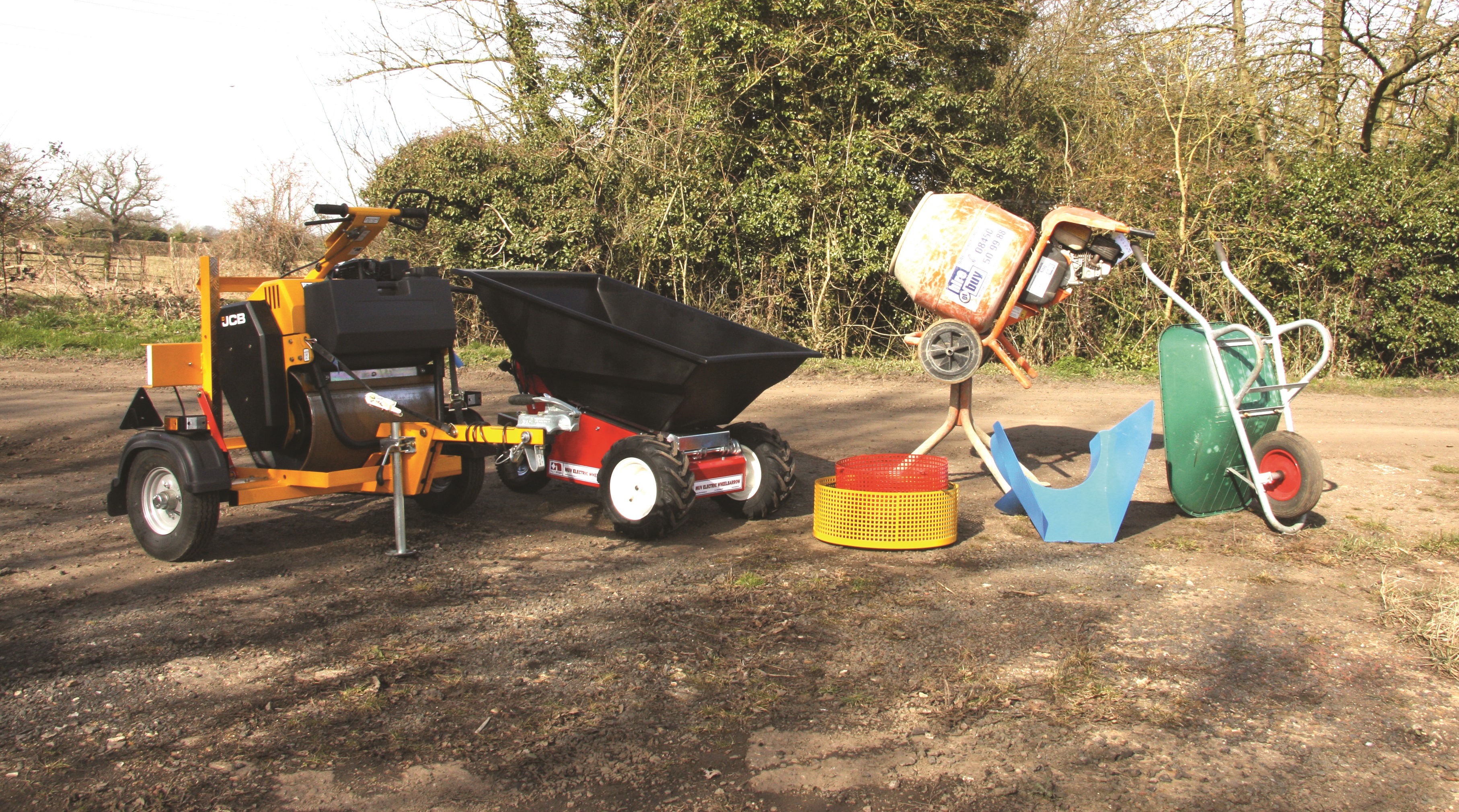 Sift & Shift: Belle Minimix 150 & MUV Electric Wheelbarrow