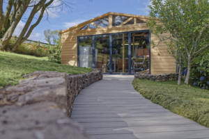 Composite decking outdoor landscaping