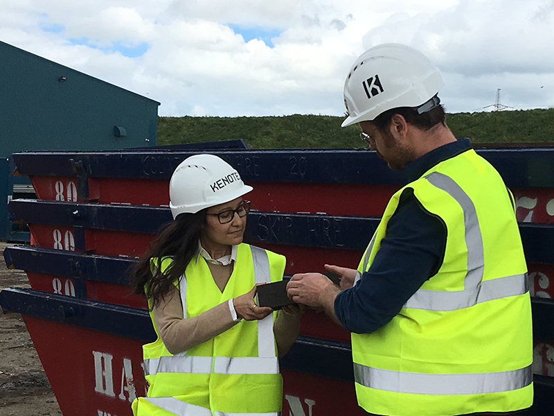 The world's first recycled brick