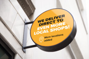 click and collect service sign