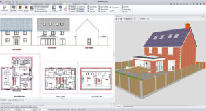 PlansXpress with 3D Image with detailed drawing