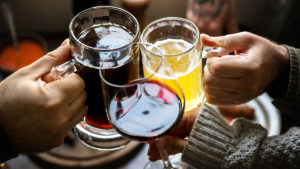 drinking alcohol