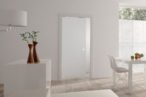glass pocket door