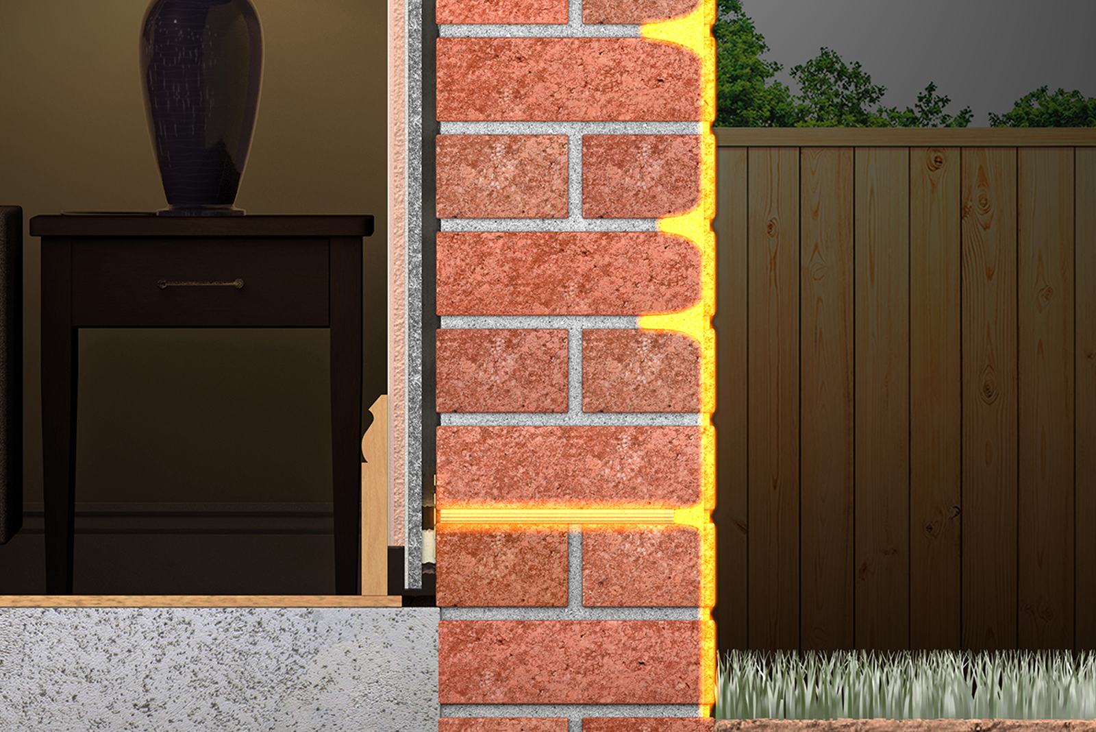 Solid wall online insulation